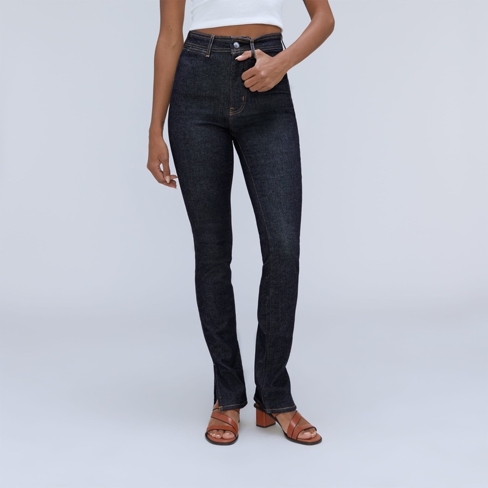 Everlane Way High Skinny Split Hem Jeans Organic Cotton